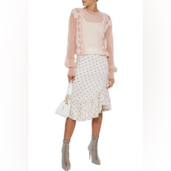 BAUM UND PFERDGARTEN Julie Asymmetric Ruched Skirt (14) - Picture 2 of 8